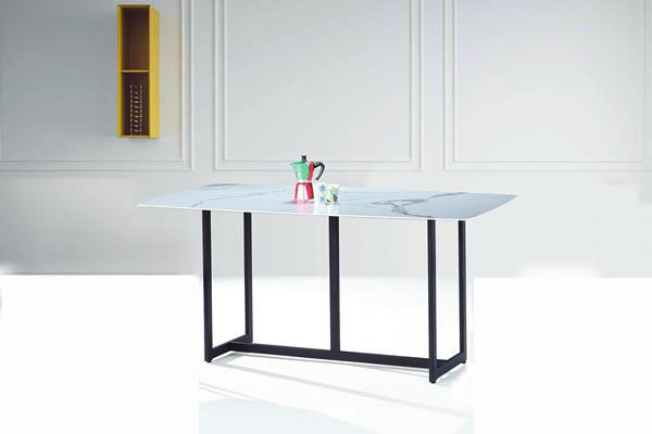 CL-1075-1 夢幻4.3尺餐桌(雪山岩) (不含其他產品)<br />尺寸:寬130*深80*高75cm