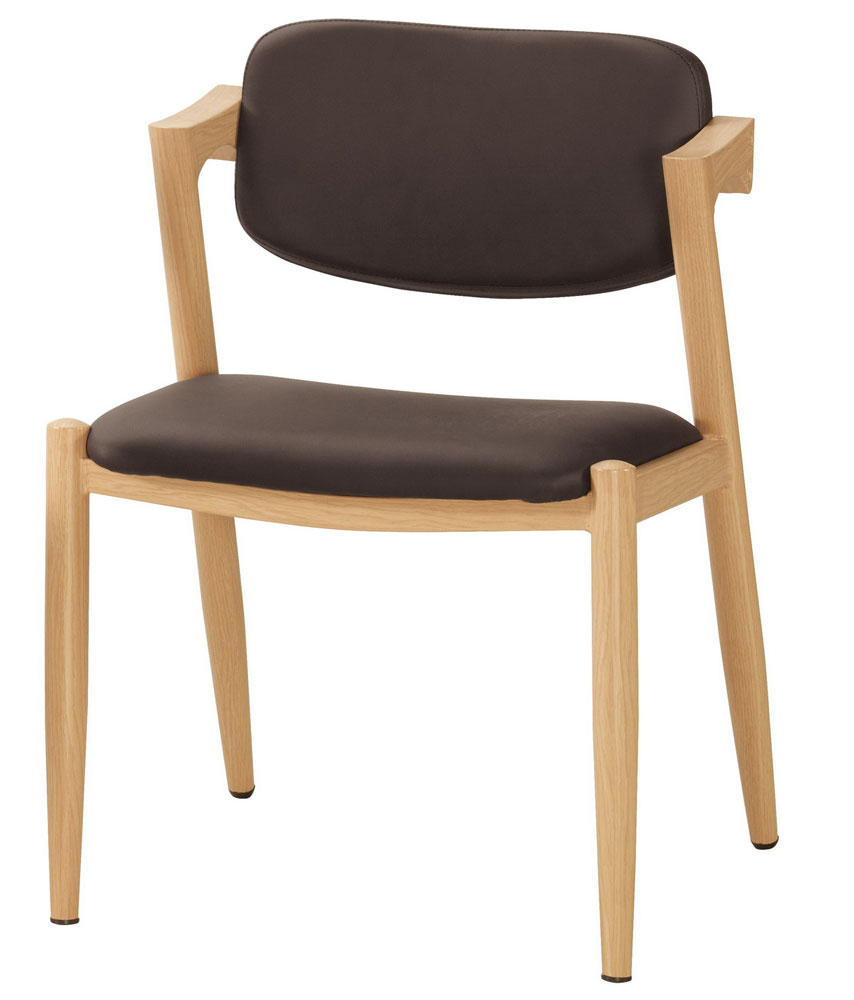 QM-645-6 海倫餐椅(皮)(五金腳) (不含其他產品)<br /> 尺寸:寬52*深56*高74cm
