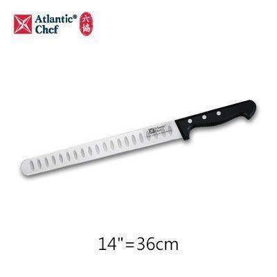 【Atlantic Chef六協】36cm有凹槽薄片刀Slicing Knife - Granton Edge