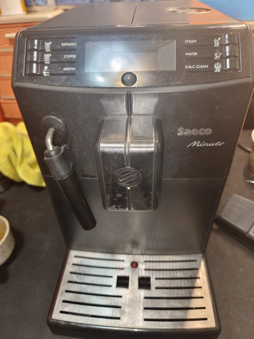 saeco -8761-全自動咖啡機-液晶面板掛掉-零件更新維修