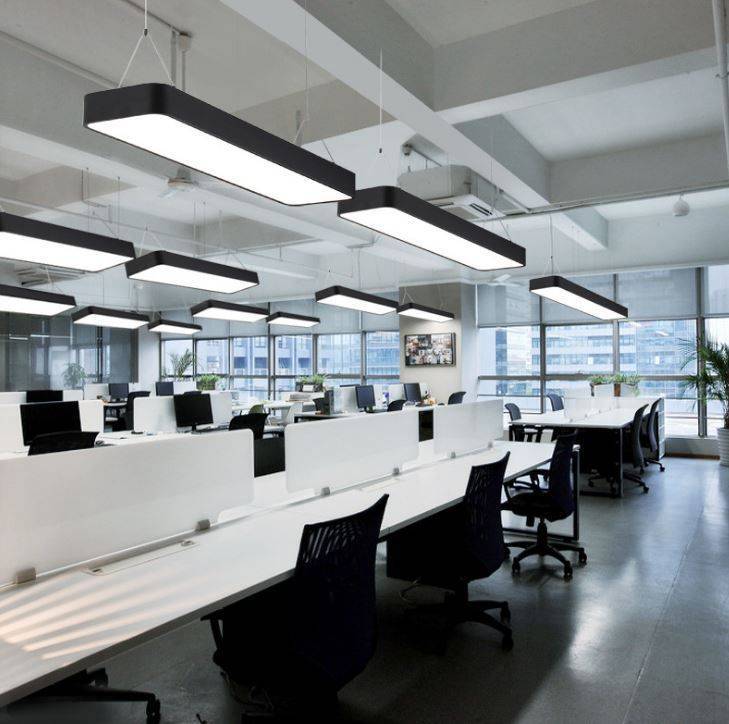 現代簡約長形辦公室吊燈