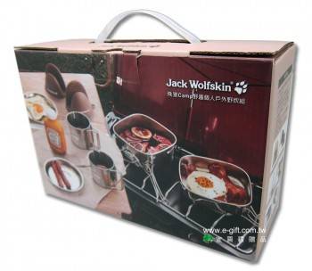 【E-gift】Jack Wolfskin飛狼Camp野趣個人戶外野炊組(9件組)