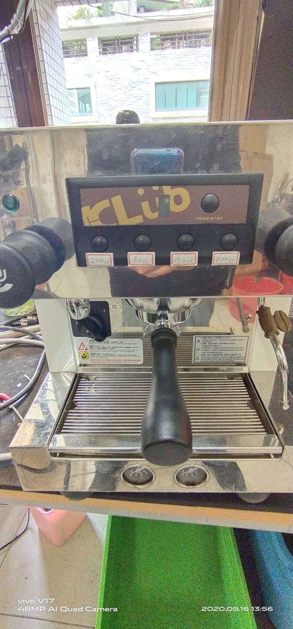 klub半自動咖啡機，墊圈更新，壓力調整維修