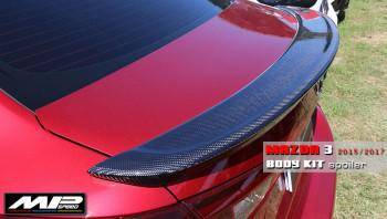 2014-2018 Mazda 3 4D AE Style Spoiler-Carbon Fiber