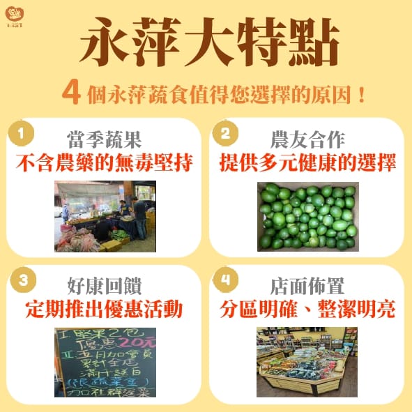 永萍品牌日－－一起來聽聽永萍蔬食的小故事