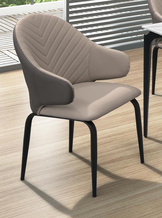 SH-A470-04 拉姆餐椅(淺色皮) (不含其他產品)<br />尺寸:寬55*深60*高89cm