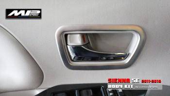 2011-2020 Toyota Sienna Interior Inner Door Handle Surround (L+R) Silver