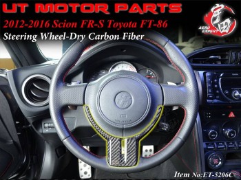 2012-2016 Subaru BRZ Steering Wheel -Dry Carbon Fiber