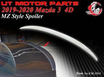 2019-2020 Mazda 3 4D MZ Style Spoiler