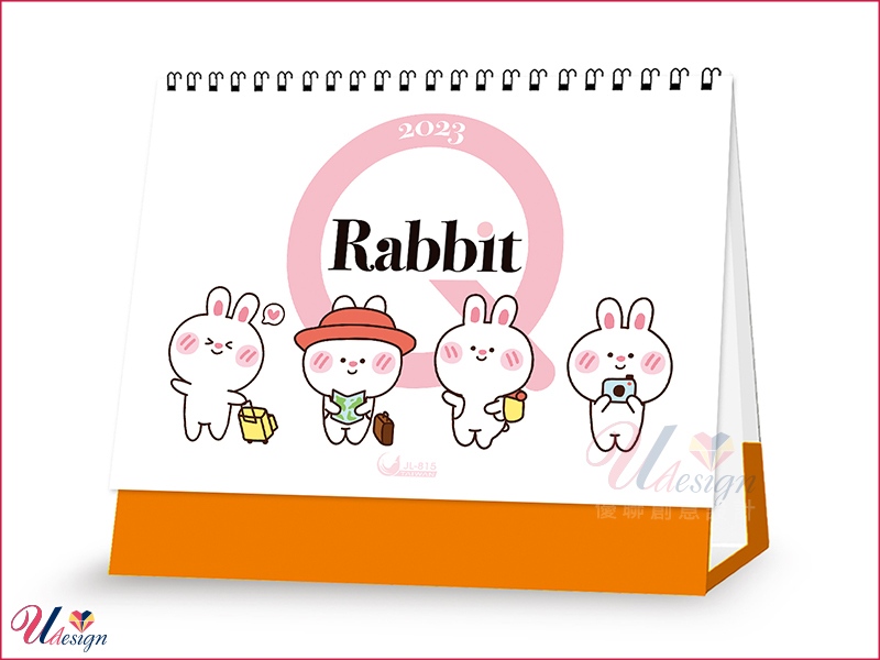 2023Q Rabbit三角桌曆