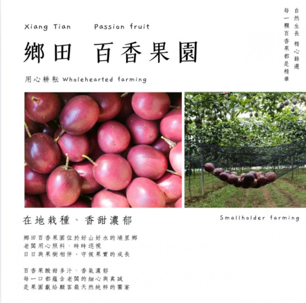 永萍挺小農之鄉田百香果園