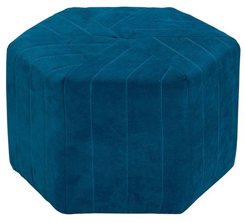 JC-455-11 德拉瓦藍色六角凳 (不含其他產品)<br/>尺寸:寬49*深49*高32cm