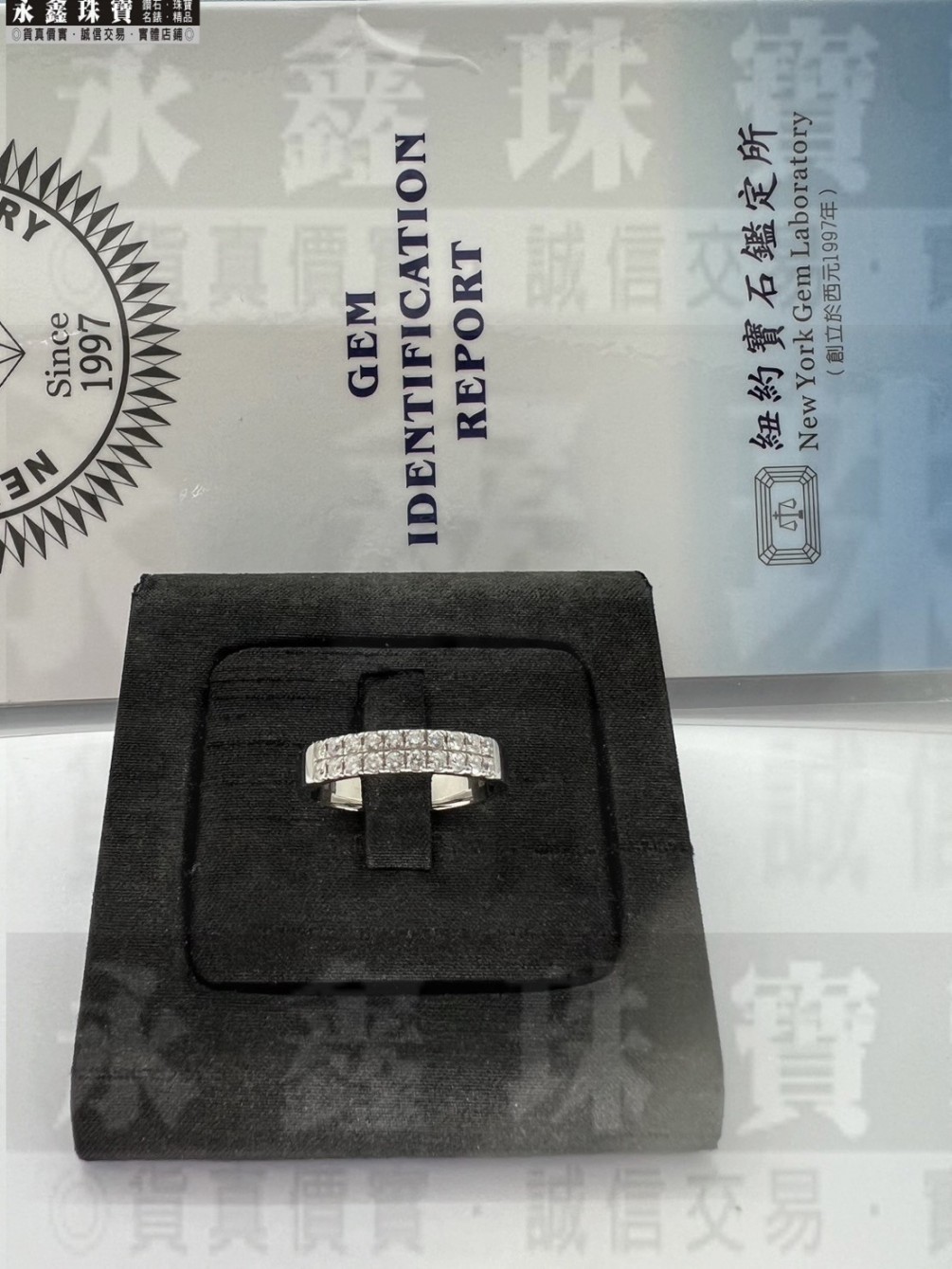 天然鑽石戒指  0.40ct  F/VS2/車工完美 18K金 