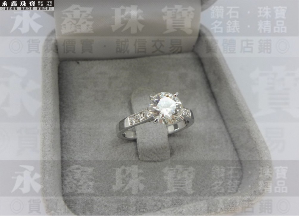 GIA天然鑽石戒指 1.1ct H/VS1/3EX 18K