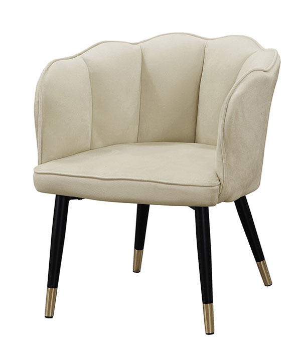 JC-891-19 芭蘿莎米色布面餐椅 (不含其他產品)<br />
尺寸:寬62*深60*高77cm