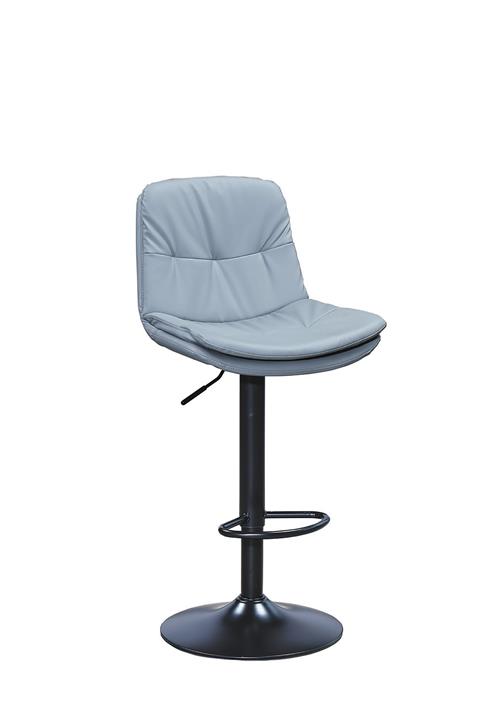 CL-1109-3 馬克吧台椅(灰色皮) (不含其他產品)<br />尺寸:寬45*深36*高65~85cm