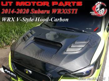 2014-2020 Subaru WRX V Style Hood-Carbon