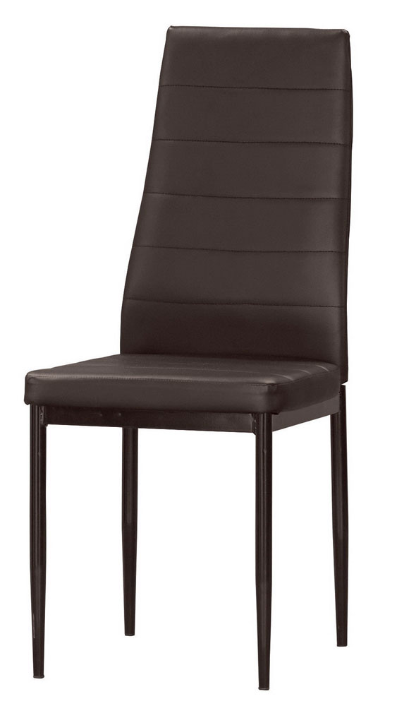 QM-649-16 嘉德森餐椅(黑皮) (不含其他產品)<br /> 尺寸:寬41*深50*高97.5cm