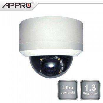 LC-7524,   Ultra Low-light Color 1.3 Megapixel IP Indoor Dome Camera