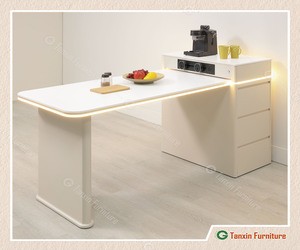 【布蘭達5尺岩板伸縮島台桌】【2025-HYB411-02】【添興家具】