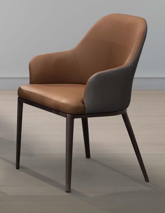 SH-A468-03 布蘭特餐椅(2068-25土黃) (不含其他產品)<br />尺寸:寬54*深58*高82cm