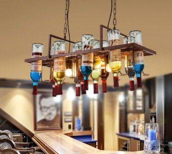 北歐時尚酒吧玻璃吊燈