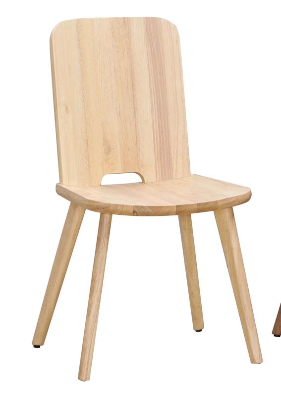 CO-515-2 喬克原木色實木餐椅 (不含其他產品)<br /> 尺寸:寬43.5*深53*高86cm