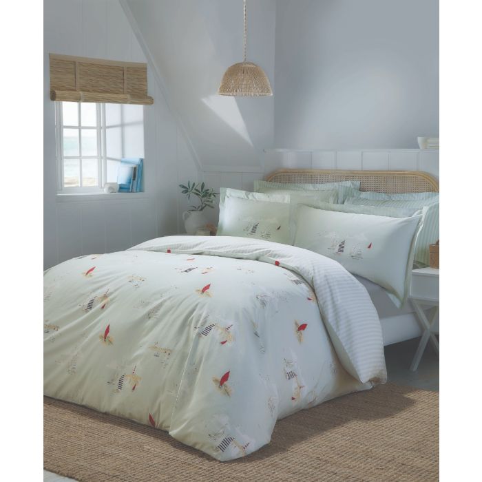 克勞遜傢飾(LAURA ASHLEY),Coastal Boats Blue 被套*1+枕套*2