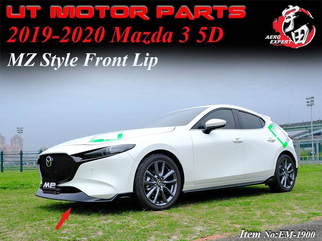 2019-2020 Mazda 3 5D MZ Style Front Lip