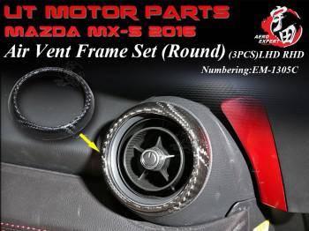 2016-UP Mazda Miata MX5 Air Vent Frame Set (Round)
