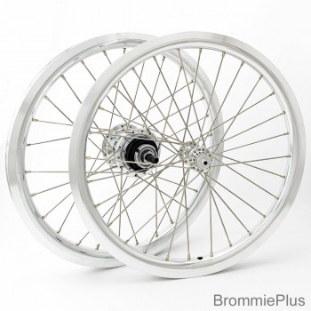 Brommieplus,5 Speed Wheelset - BrommiePlus R002 Polished Silver