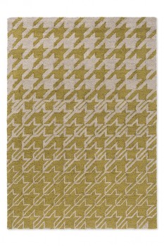 TED BAKER HOUNDSTOOTH MUSTARD OUTDOOR RUGS