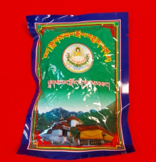 西藏山南【札央宗】札央宗查色寺秘製煙供下施施食柏樹粉