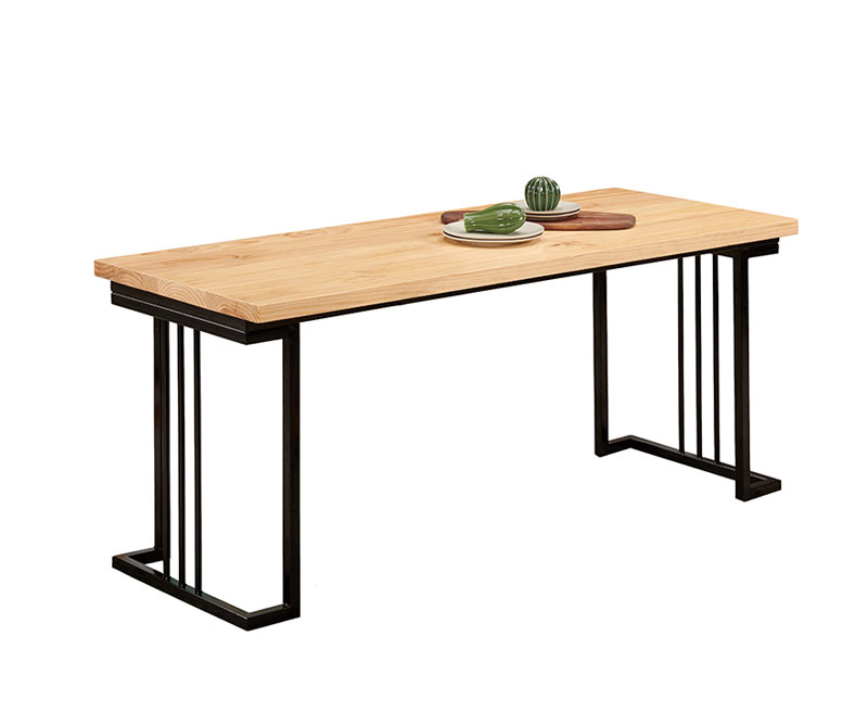JC-870-3 迪海6尺實木餐桌 (不含其他產品)<br />
尺寸:寬180*深70.5*高76cm