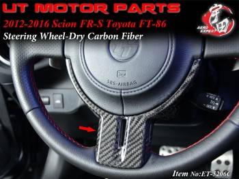2012-2016 Toyota 86 / Scion FR-S Steering Wheel-Dry Carbon Fiber