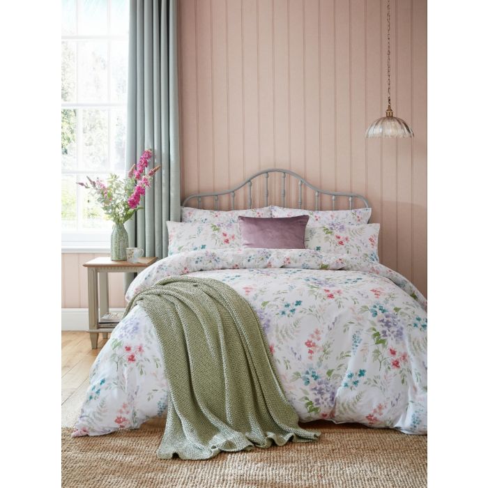 克勞遜傢飾(LAURA ASHLEY),Aulden Flowers Lavender  被套*1+枕套*2