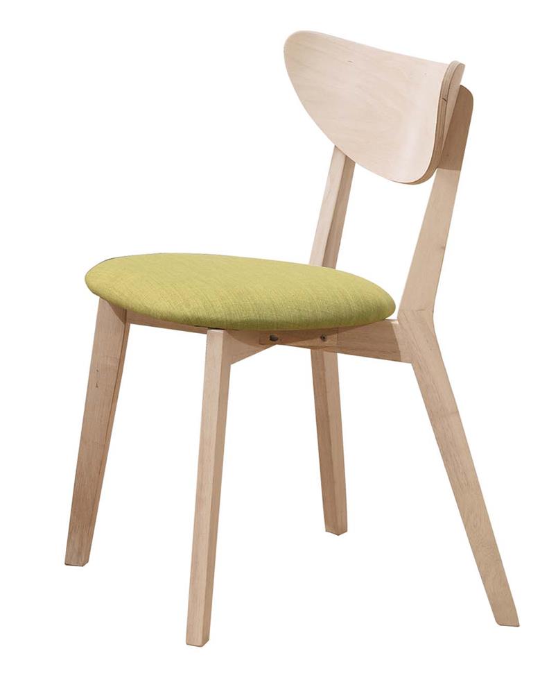 SH-A505-05 馬可洗白綠布餐椅(不含其他產品)<br /> 尺寸:寬45*深50*高80cm