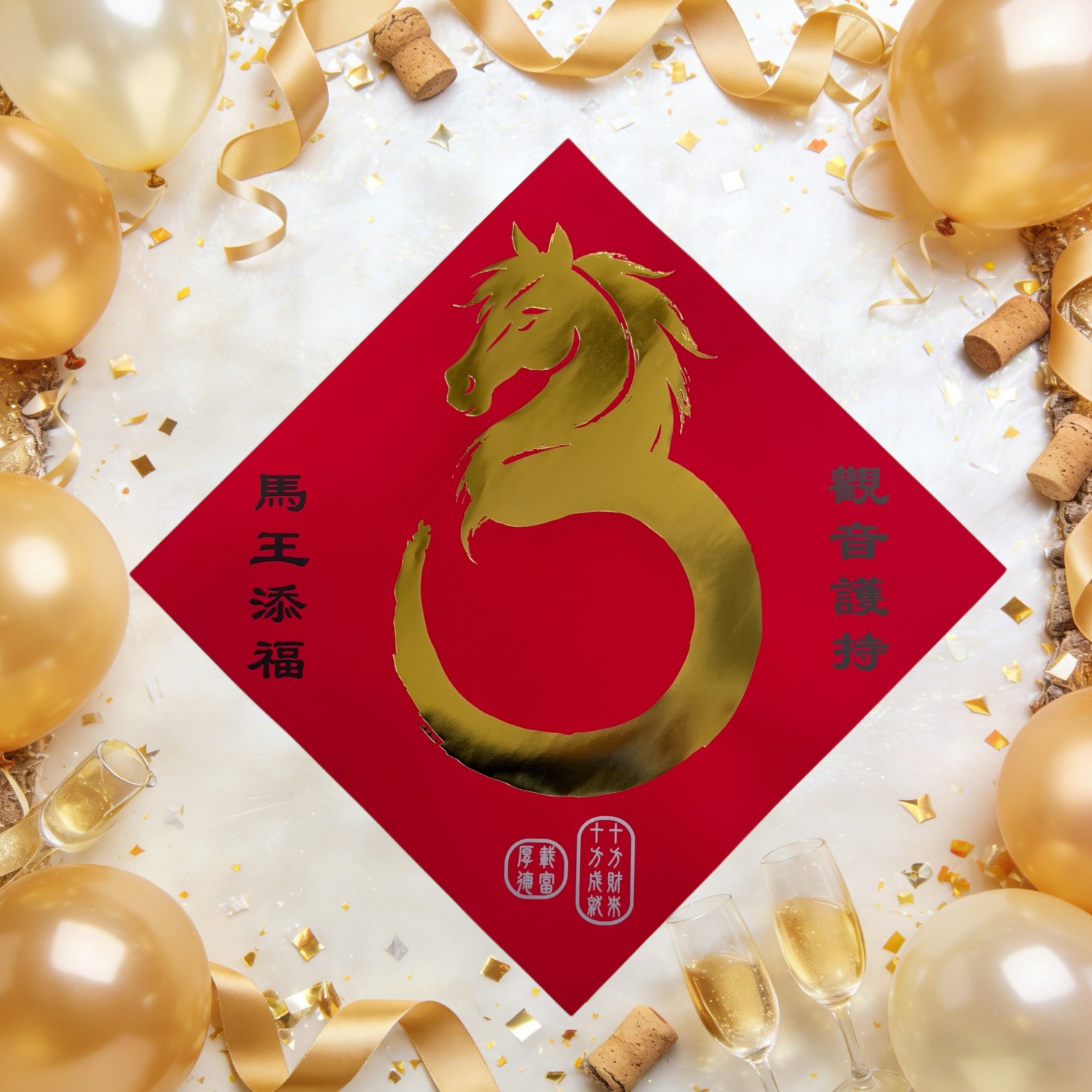 2026丙午年 春聯-燙金限量版