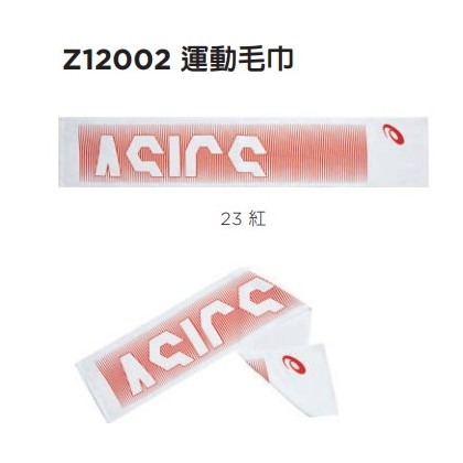 亞瑟士 運動毛巾 Z12002-23