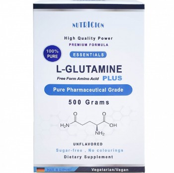 德國原裝進口 L-Glutamine 左旋麩醯胺酸高單位粉末(全素可食)(500g/罐裝)