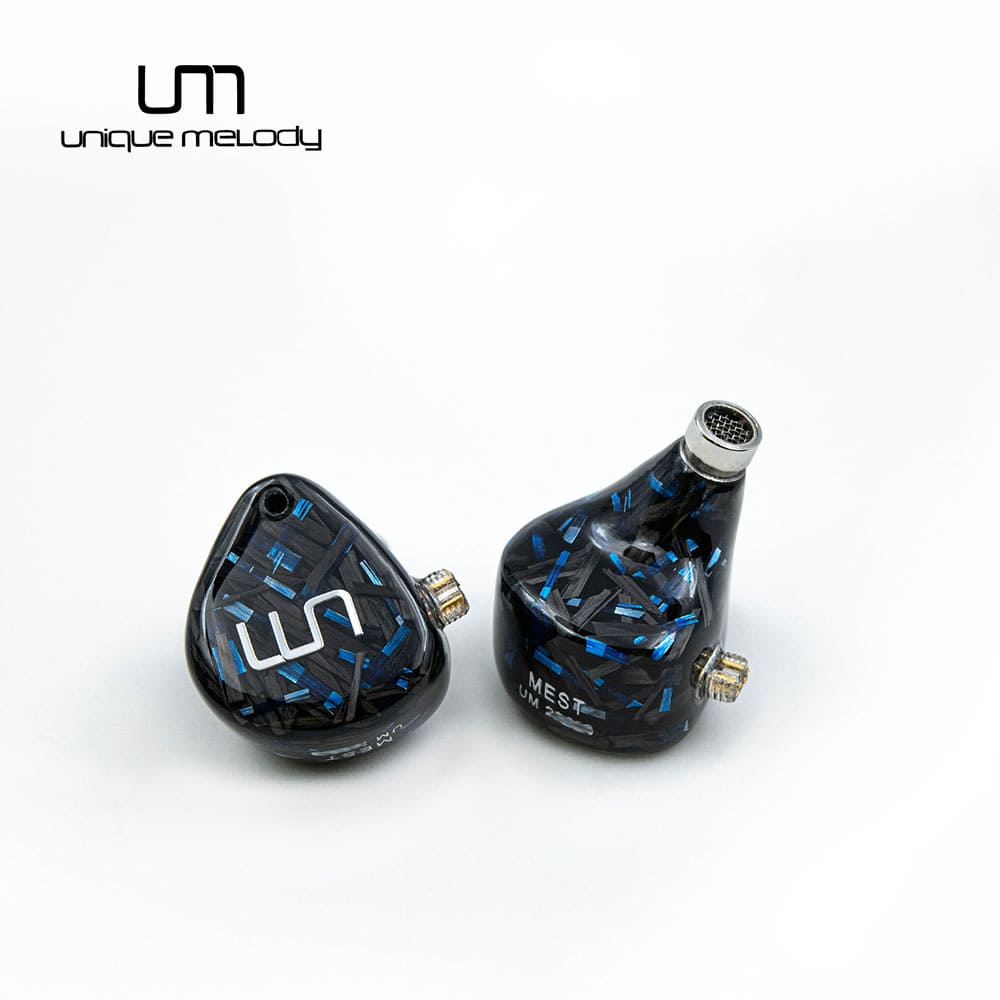 UM MEST 動圈動鐵靜電骨傳導混合單元入耳式耳機-藍色(預購/客製)