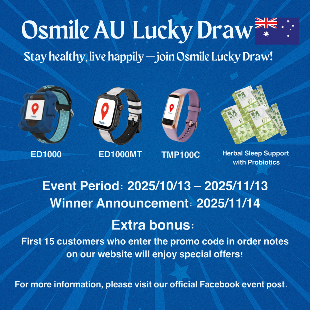 Osmile Australia Lucky Draw — Health and Happiness Giveaway