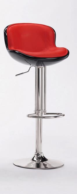 QM-1087-4 瓦特吧椅(黑紅) (不含其他產品)<br />
尺寸:寬45*深50*高85~104.5cm