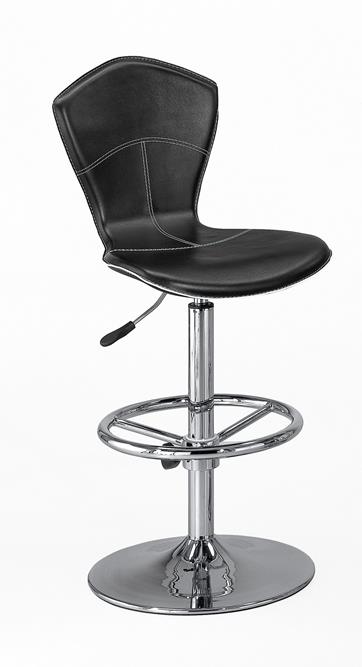QM-661-4 喬森吧椅(黑色) (不含其他產品)<br />尺寸:寬44*深52*高94~114cm