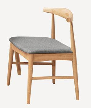 SH-A509-05 溫斯頓本色灰布餐椅(不含其他產品)<br /> 尺寸:寬48.5*深50*高75cm