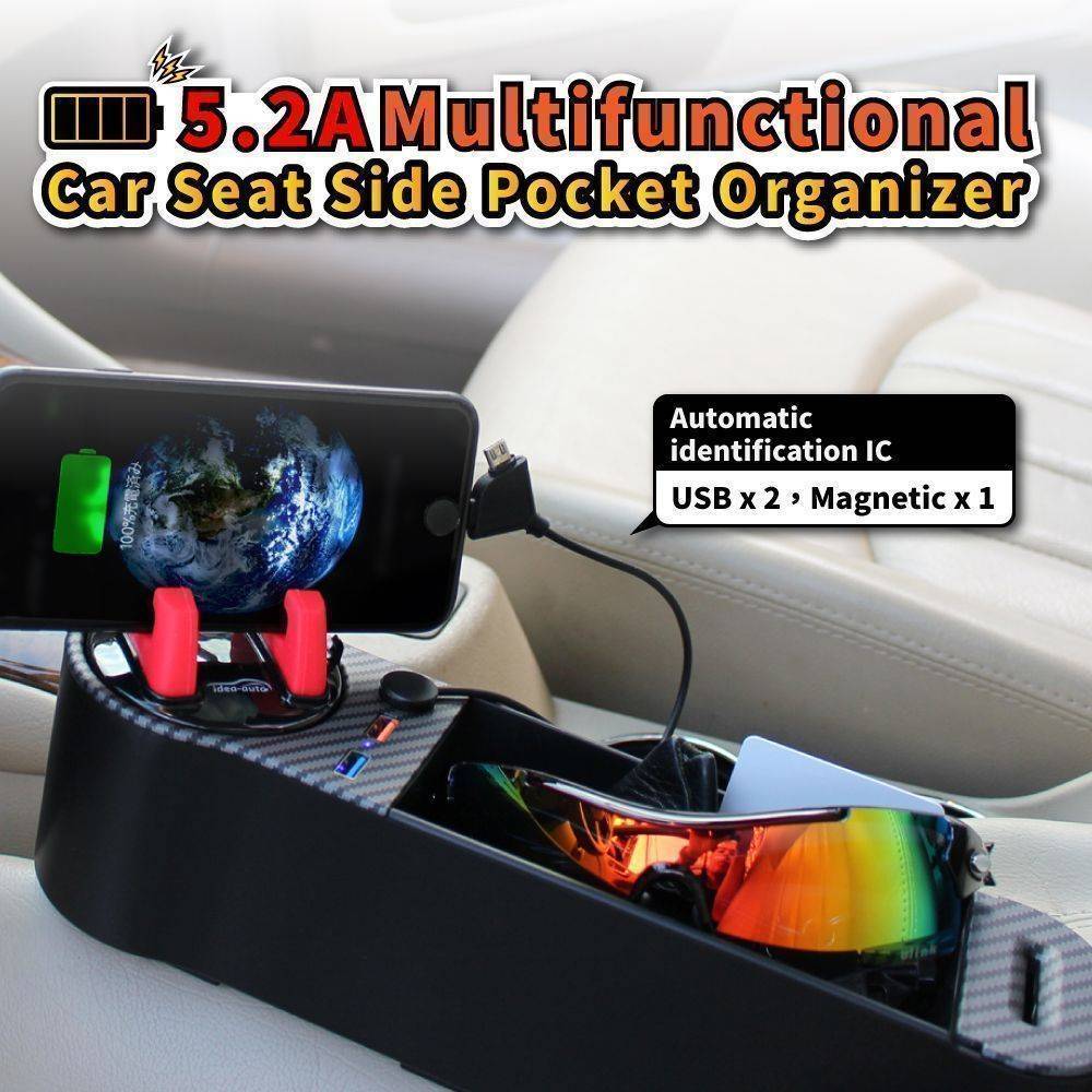 【idea-auto】Multifunctional Car Seat Side Pocket Organizer