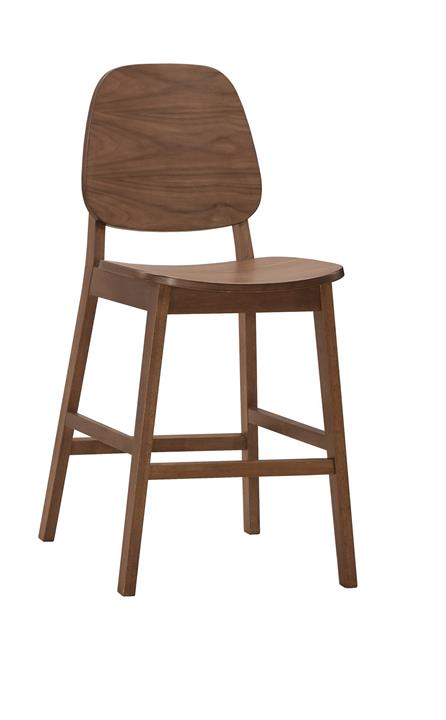 QM-1080-5 史丹尼吧椅(板)(實木) (不含其他產品)<br/>尺寸:寬46.5*深50.5*高98cm