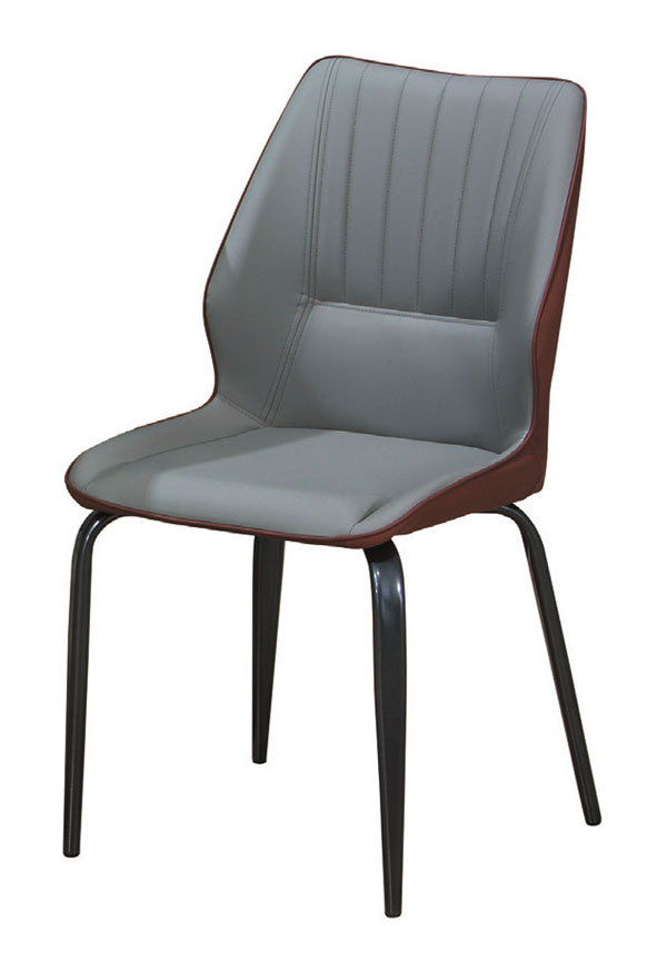 CL-1118-1 CA-B531 麗莎深灰色皮椅 (不含其他產品)<br />尺寸:寬45*深49*高89cm