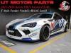 2012-2016 Toyota 86 / Scion FR-S T Style Fender Vents(L+R) (Textured)