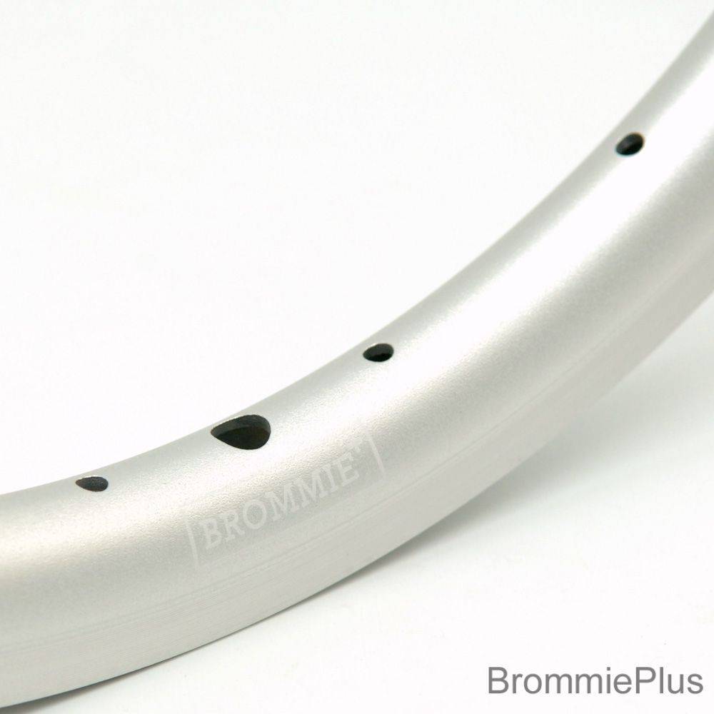 BrommiePlus R001 Welded Double Wall Rim - Matt Silver